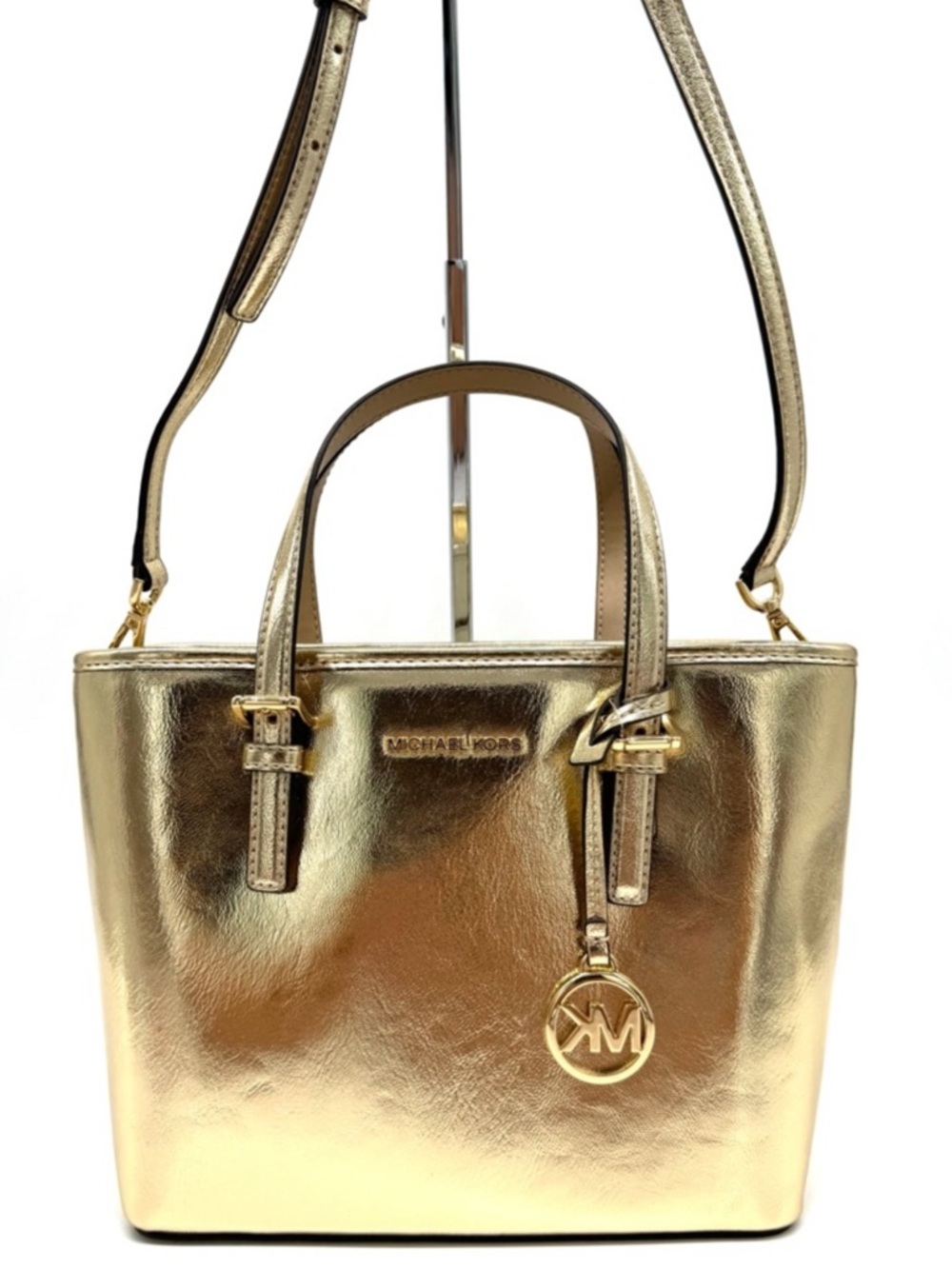Michael Kors Jet Set Travel XS TZ Tote Bag Gold
